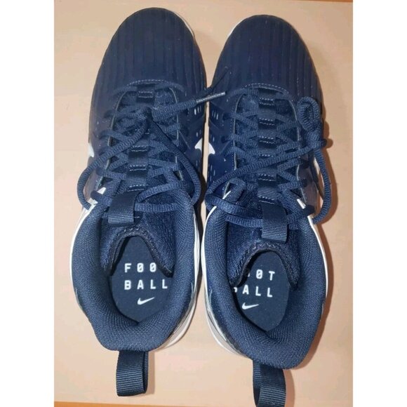 NIKE FORCE SAVAGE PRO CLEATS FOOTBALL BLUE WHITE MEN\'S SIZE 13 New main image 5
